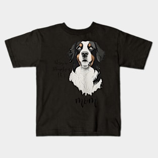 Bernese Mountain Dog Mom, Cute Mothers Day Kids T-Shirt